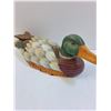 Image 3 : (2)  Duck Decoys Figurines: Mallard & Wood