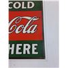 Image 2 : Coca Cola Metal Sign - 16" x 11"