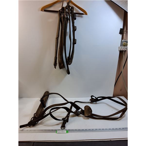 Vintage Leather Horse Harness Pieces