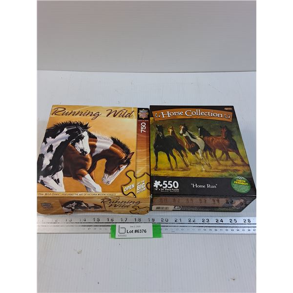 (2) Puzzles: Horse Themed