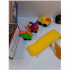 Image 3 : Kids Toy Lot: Majo Kit Airport & Helicopter, Owl, Slide, Misc