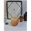 Image 3 : Lot: Candles Holders, Picture Frame, Vase