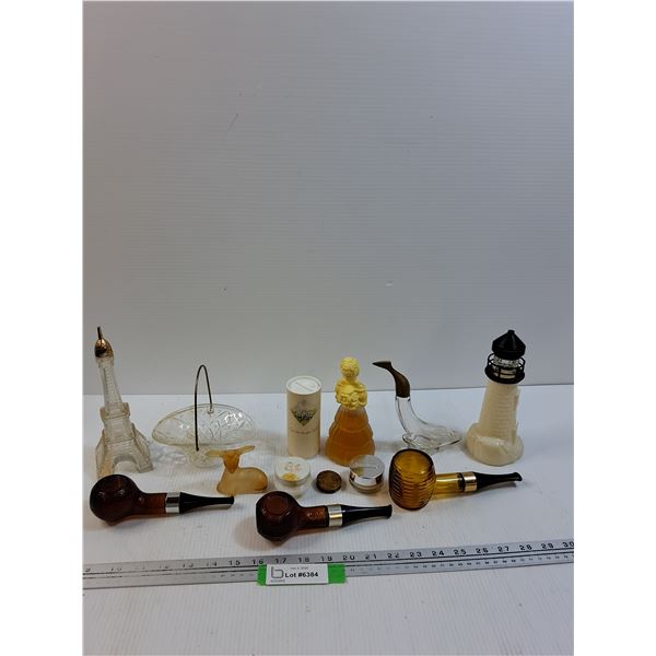 (13) Avon Perfume & Cologne & Powder Lot - CANNOT SHIP,  SOME HAVE CONTENTS