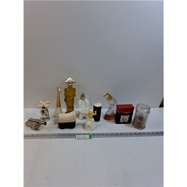 (11) Avon Perfume & Cologne & Powder Lot - CANNOT SHIP,  SOME HAVE CONTENTS