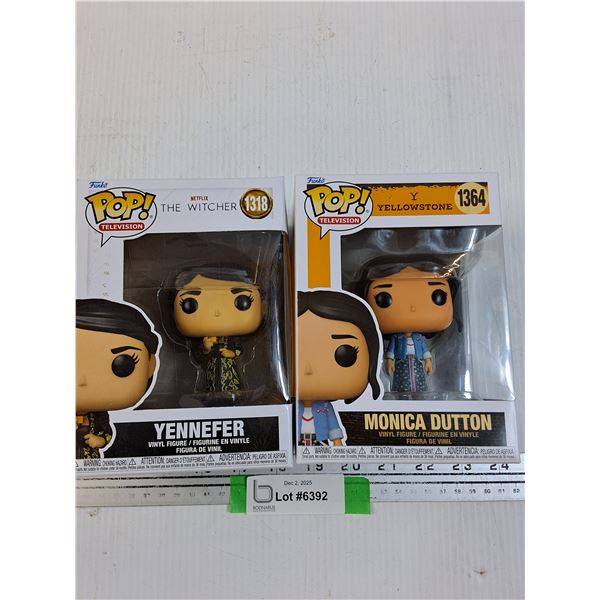 (2) Funko POP!: The Witcher Yennefer & Monica Dutton