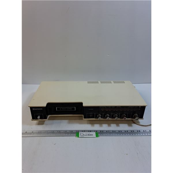 Hitachi 8 Track Radio Player - Powers On - CANNOT SHIP
