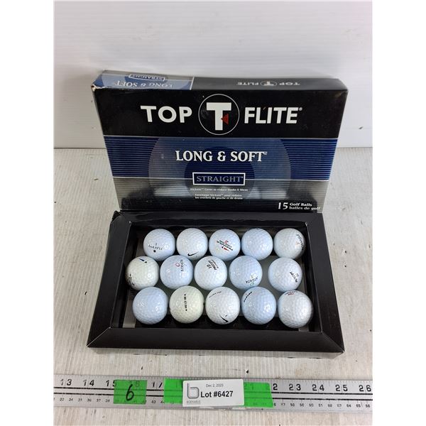 (15)  Top Flite Golf Balls