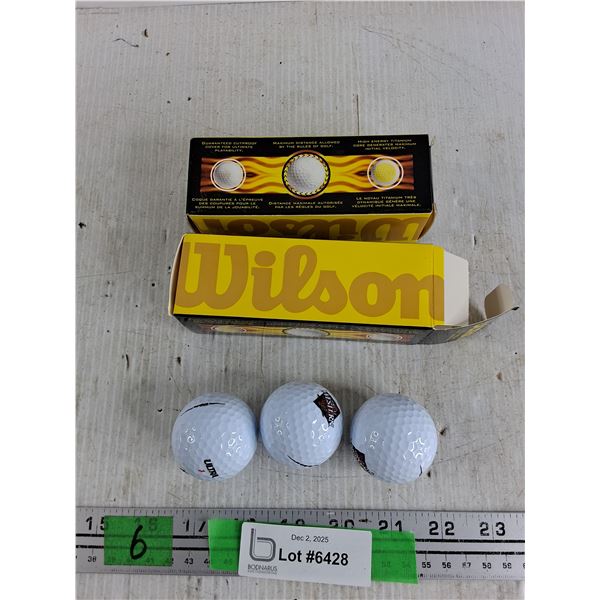 (6)  Wilson Ultra Golf Balls