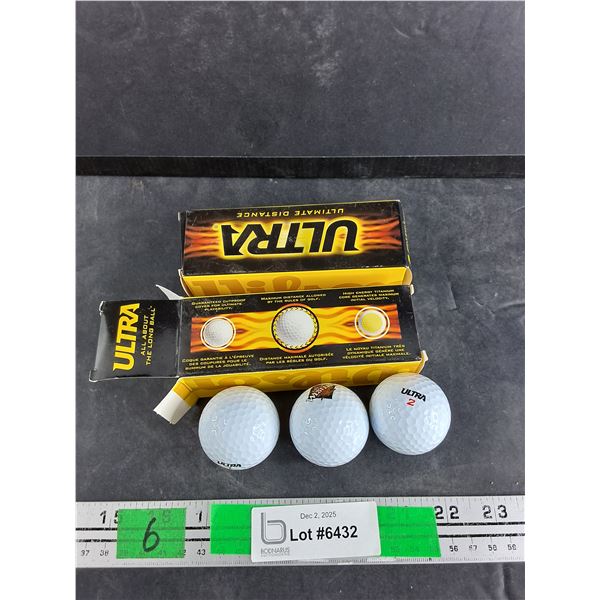 (6)  Wilson Ultra Golf Balls