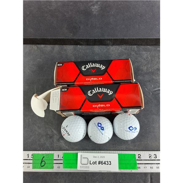 (6) Callaway Diablo Golf Balls
