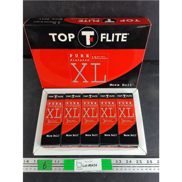(15)  Top Flite Golf Balls