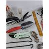 Image 4 : Pruning Shears, Chisels, Wooden Ruler, Steel Drill Bits, Bottle Opener, Misc