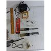 Image 6 : Pruning Shears, Chisels, Wooden Ruler, Steel Drill Bits, Bottle Opener, Misc