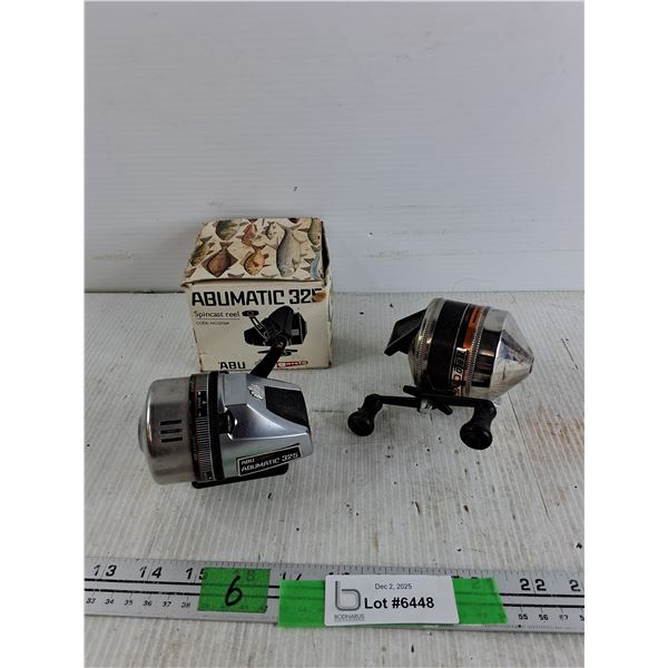 (2) Fishing Reels - Abumatic 325 & Lebco Omega 191