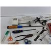 Image 2 : Pruning Shears, Clamps, Scissors, Safety Glasses, Screwdrivers, Wine Opener, Misc