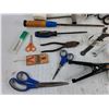 Image 3 : Pruning Shears, Clamps, Scissors, Safety Glasses, Screwdrivers, Wine Opener, Misc