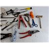 Image 5 : Pruning Shears, Clamps, Scissors, Safety Glasses, Screwdrivers, Wine Opener, Misc