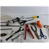 Image 6 : Pruning Shears, Clamps, Scissors, Safety Glasses, Screwdrivers, Wine Opener, Misc