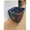 Image 3 : *Various Vintage Bottles, Rubbermaid Plastic Storage Tote with Lid 23" x 15" x 16", Cannot Ship