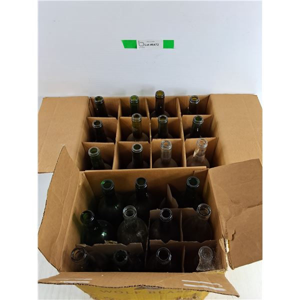 (24) Empty Wine Bottles - Cannot Ship