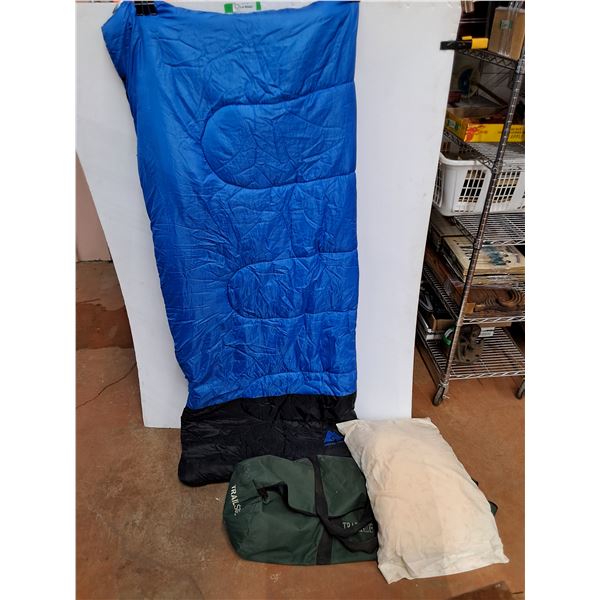 Pillow & Sleeping Bag 71" x 27"