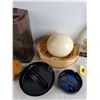 Image 3 : Kitchen Storage Canisters, Ash Trays, Ostrich Egg Shells, SK Flag Lapel Pin, Misc