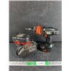 Image 1 : Black & Decker 14.4V Cordless Drill, Bosch Battery Charger & 18V Battery - As Is