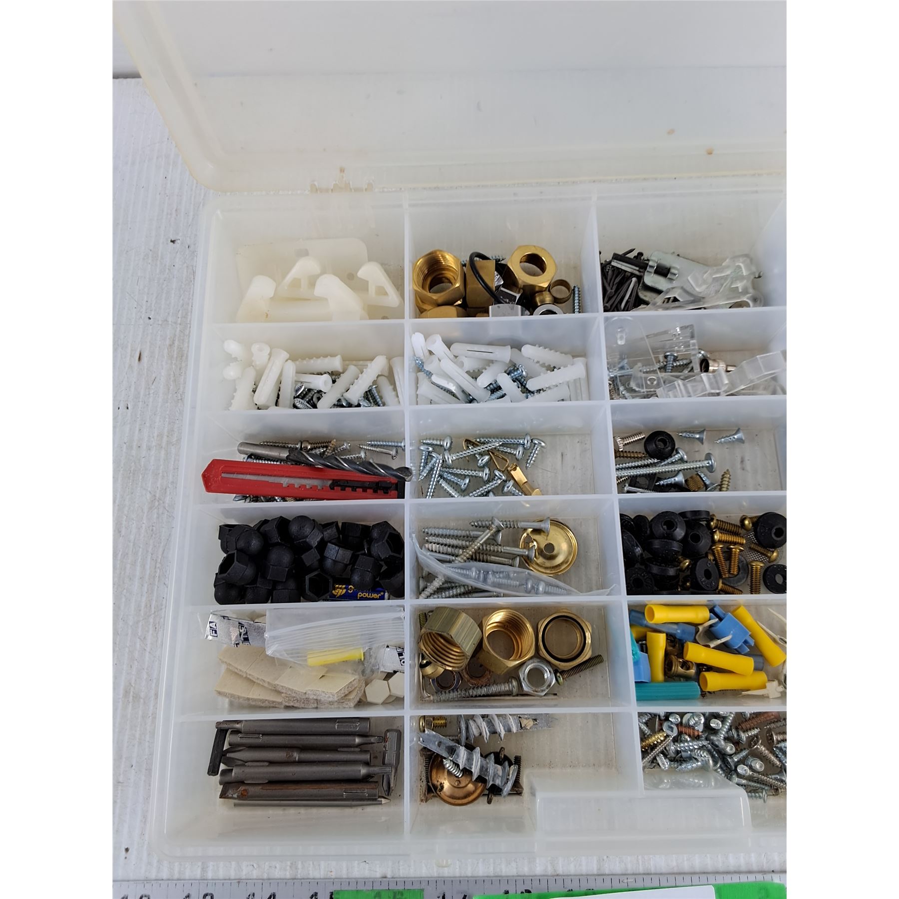Hadware Box Hardware Box Organizer, Various Hardware - Bodnarus Auctioneering