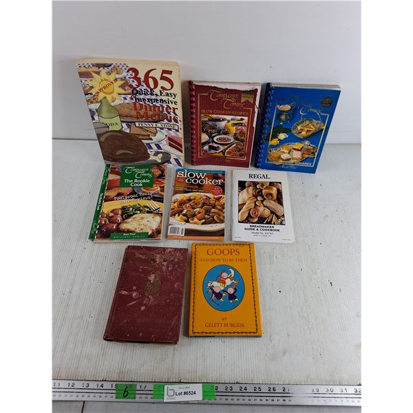 Books - The Rookie Cook, Company's Coming, Dinner Menus