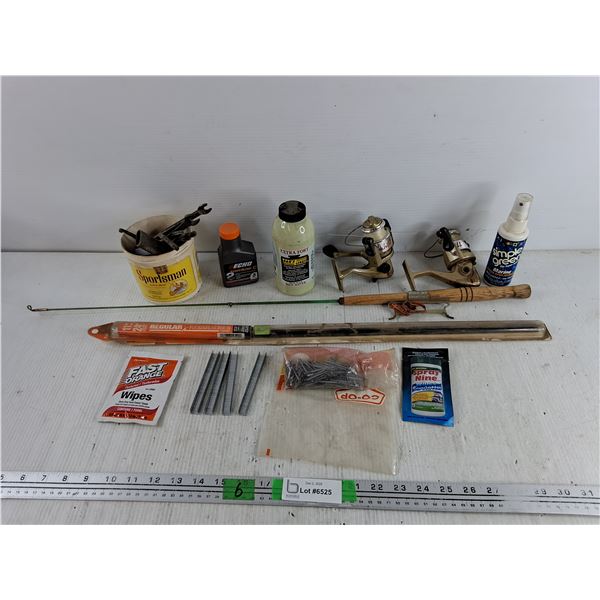 Cahill Fishing Reels, Heavy Duty Wipes, 11" - 24" Wiper Blade Rubber, Wrenches, Screws, Misc