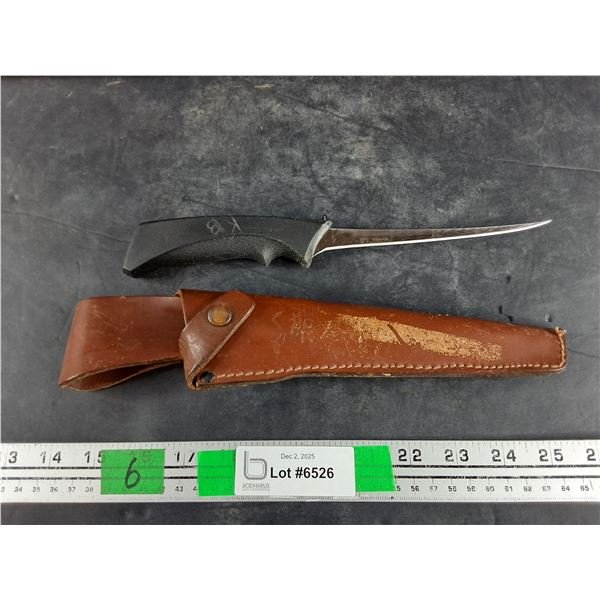 6" Filleting Knife with Sheath