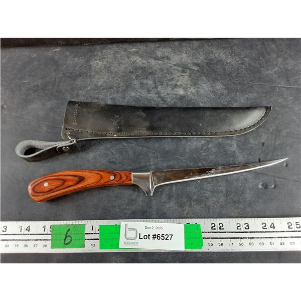 6" Filleting Knife with Sheath