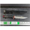 Image 1 : 6" Fixed Blade Hunting Knife with Sheath