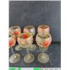 Image 3 : (6) Glass Goblets