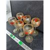 Image 4 : (6) Glass Goblets
