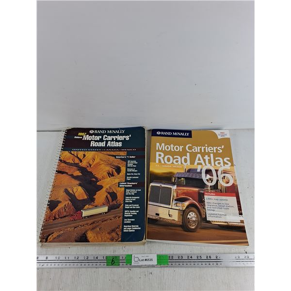 (2) Motor Carriers Road Atlases