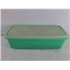 Image 4 : Canadian 1 Cent Coins, Tupperware Container with Lid 14" x 6" x 5"