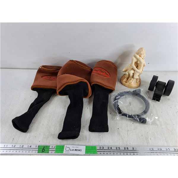 Tim Hortons Golf Club Socks, HDMI Cable, Ceramic Sculpture,Misc