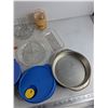 Image 7 : Creamer, Glass Bowls, Tupperware Container & Lids, Beersteins, Ruban Adhesive Tape, Potato Peeler