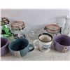 Image 4 : Kitchen Storage Jars, Ceramic Mugs, Glass Bowl, Small Vase