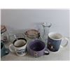 Image 5 : Kitchen Storage Jars, Ceramic Mugs, Glass Bowl, Small Vase