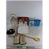 Image 1 : Glass & Ceramic Plates, Deluxe Sponge Mop, West Bend Egg Cooker - As Is, Stihl Work Gloves, Misc