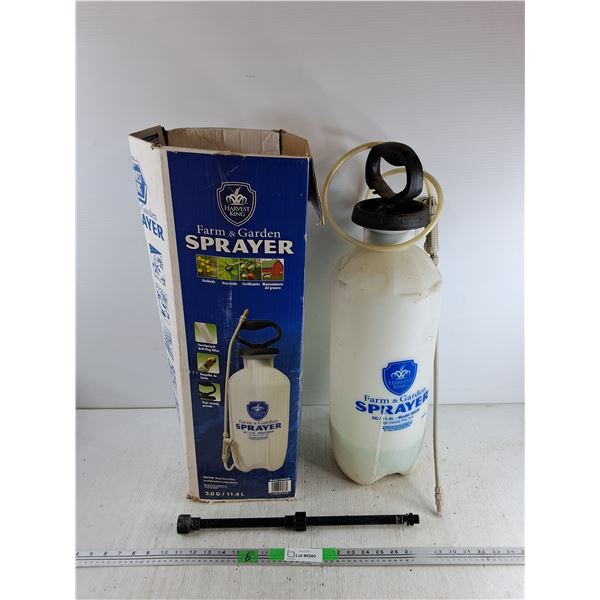 Harvest King Farm & Garden 3 Gal Sprayer - Cannot Ship