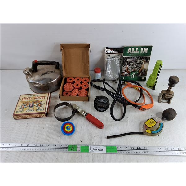 Strap Wrench, Coolant Tester, Fuel Cap, Kettle 3 CD Boxset - Kings Country, Cord, Misc
