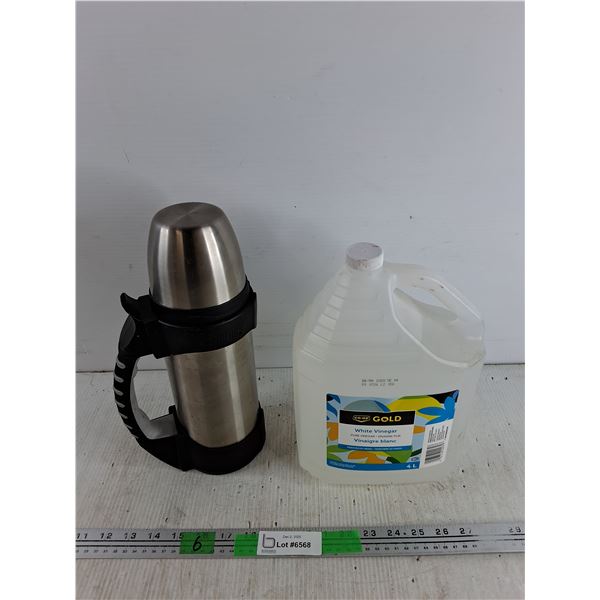 Thermos Bottle, 4L of White Vinegar - Cannot Ship