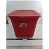 Image 1 : Sterilite Plastic Storage Bin w/Lid - 23x18x16" - Pickup Only