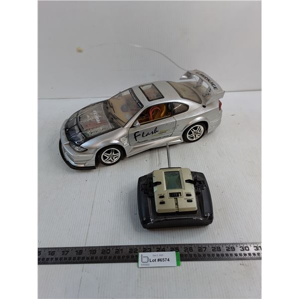 Flash Baronage Remote Control Rally Car w/Controller - Untested, As is