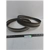 Image 1 : (2) Starett Band Saw Blades - 27mm x .9mm (Length Not Listed)