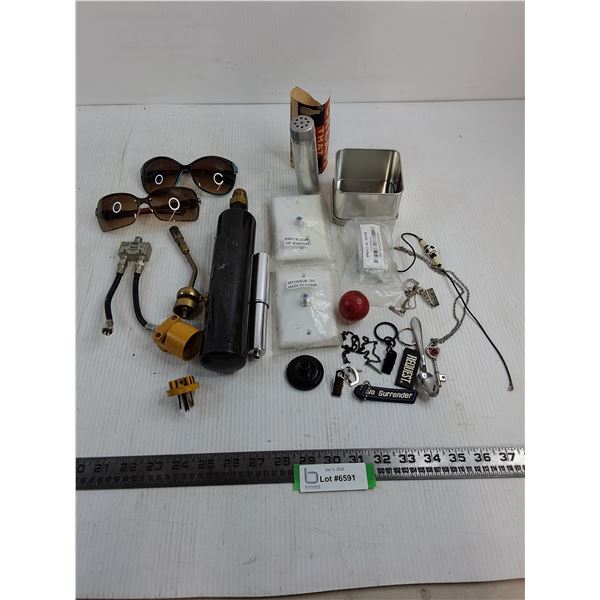 Sunglasses, Torch, Electrical, Keychains, Misc.