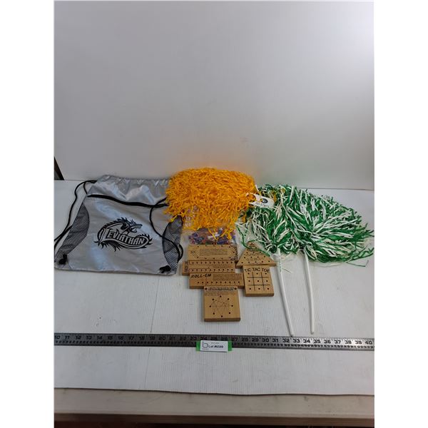 CFL Pompoms, Peg Games, Leviathan Tote Bag